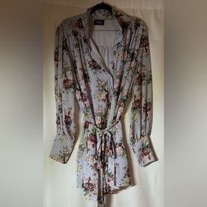 Vici Long Sleeve Floral Dress - Multicolor